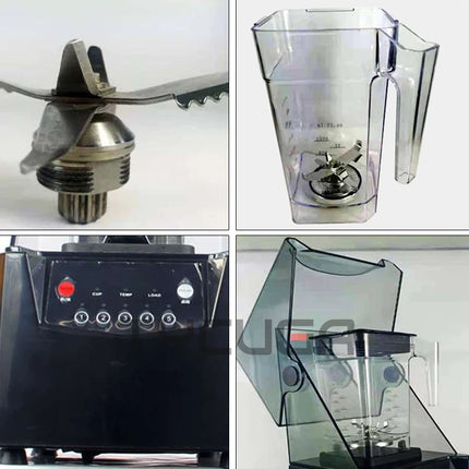 Electric Blender Mixer Commercial Blender Fruit Food Ice Crusher Processor Smoothies Juicer Maker Crusher Grain Grinder110/220V