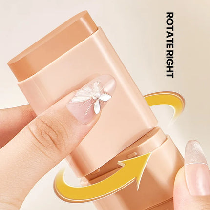 15g 2-in-1 foundation eraser double-ended concealer stick with brush head waterproof, natural makeup, long-lasting cream texture