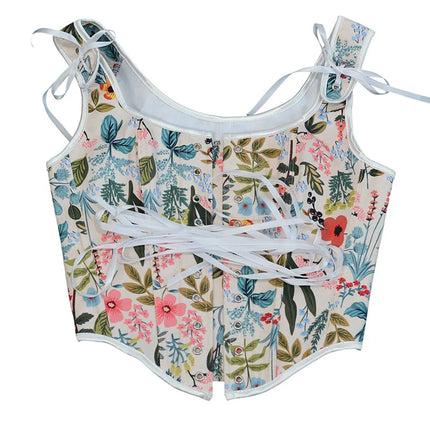 Fashion Lolita Shirt Women Corset Top Camis y2k Body Shaper Woman Clothing Blouses Sexy Waist Trainer Bustiers Ladies Underbust