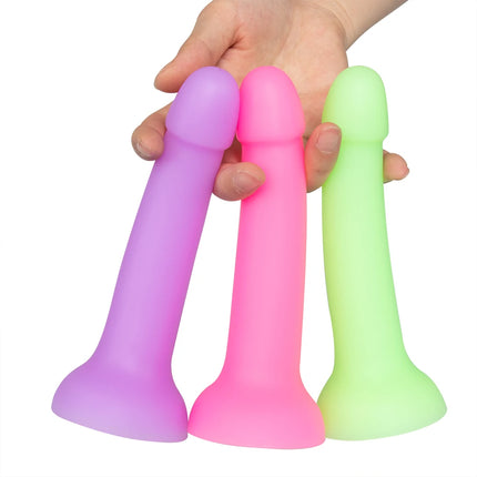 Realistic Luminous Dildo Powerful Suction Cup Adult Games Huge Penis Big Dick Female Masturbation Device Erotic Sex Toys for Couples