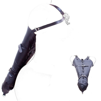 Sm Bundled Sexy Uniform Backhand Back Bondage Restraint Bdsm Adult Sex Games Arm Binder Hand Cuffs Harness Sleeves Armbinder
