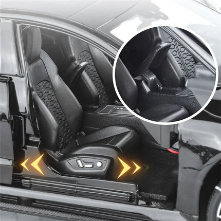 1:18 Key Remote Control Version AUDI RS7 Alloy Sports Car Model Diecast Metal Racing Vehicle Car Model Sound Light Kids Toy Gift