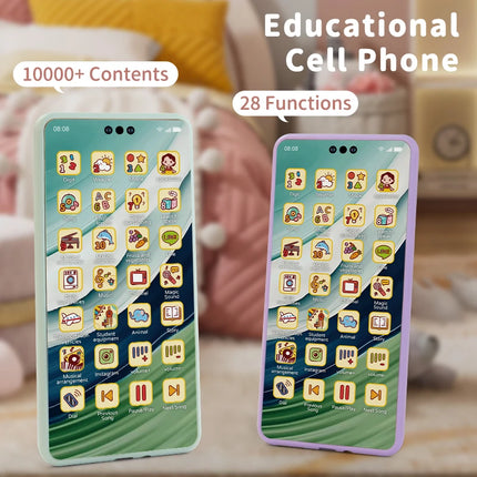 Baby Phone Toy Simulation Music Sound Telephone Toy Toddler Puzzle Early Education Toy Phone Mobile Phone Model Toy Gifts