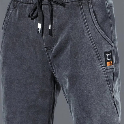 New Man Pants Hip Hop Harem Jeans Men Trousers Loose Joggers Denim Casual Sweatpants Korea Trousers Streetwear Men Clothing