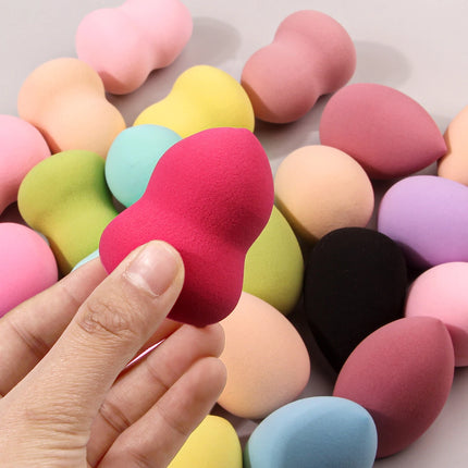 Big size Makeup Sponge,Color shapes randomly mix colors 25pcs Water Drop Design cosmetic face sponge Beauty Sponges Egg Shaped