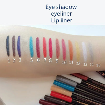 Black Brown Eyeliner Waterproof Quick Drying Eyeliner Gel Pen Lasting Smooth Concealer Pencil Not Blooming Eye Makeup Cosmetics