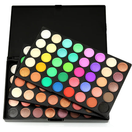 120 Colors Gliltter Eyeshadow Palette Matte Eye Shadow Pallete Shimmer Shine Nude Make Up Palette Set Kit Cosmetic Women