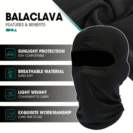 3 Pieces Quick-dry Balaclava Sports Full Face Mask Soft Breathable Beanies Cycling Helmet Liner Running Hiking Fishing Hood Caps