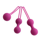 Three purple items