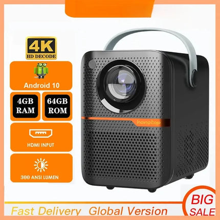 P10 Mini Projector 1080P HD Portable Home Theater LED Video Projector Pocket Beamer for Home Outdoor Movie