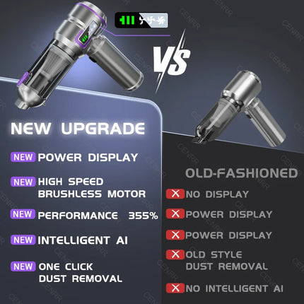 New 988000PA Mini Portable Car Vacuum Cleaner Wireless Vacuum Cleaner Powerful Suction Handheld Portable Vacuum Cleaner for Car