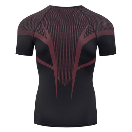 Compression Shirts Men's Rashguard Quick Dry Gym Fitness Shirts Spring Beach Surfing Athletic Sport Running Workout Tops Tees