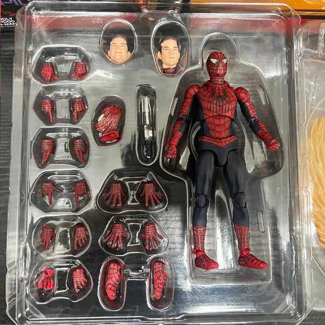 New Mafex 241 Tobey Maguire Spider Man No Way Home Friendly Neighborhood Anime Action Figure KO Model Collection Toys Gifts