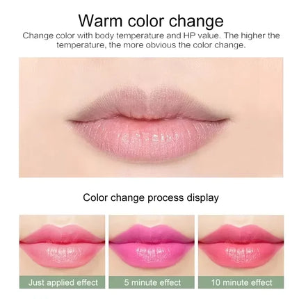 1/12pcs Color Changing Tinted Lip Balm Lipstick Aloe Vera Lipstick Moisturizing Long Lasting Moisturizing Nourishing Lip Care