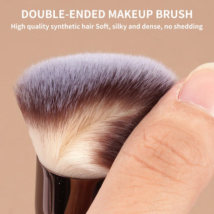 MAANGE 1PCS Double Ended Foundation Brush Contour Sculpting Brush Powder Blush Brush Makeup Brushes Cosmetic Tools Facial Brush