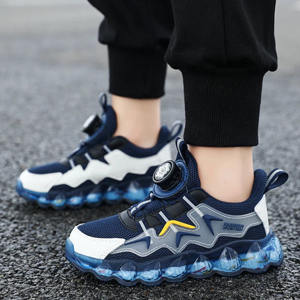 Children's Sport Shoes Boys' Fashion Running Leisure Mesh Comforthable Outdoor Kids Shoes Casual Tennis Light Sneakers Tennis