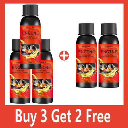 Nano Red Smoke Engine Anti-Wear Protector & Noise/Vibration Reducer - Heavy-Duty Cylinder Repair Oil Additive