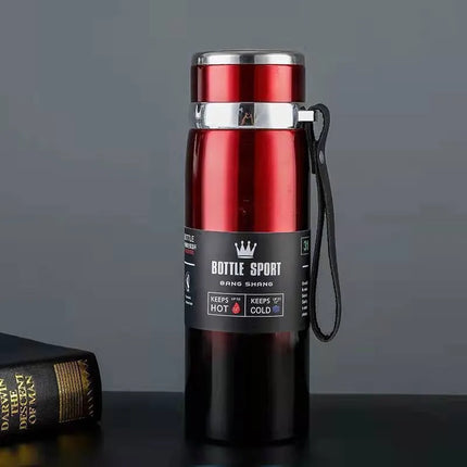 1000ml Large Capacity Stainless Steel Insulated Water Bottle Leakproof Portable Sport Flask for Men Women Outdoor Hiking