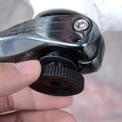 Bicycle Crank Arm Cap Removal Install Tool For-Shimano Hollowtech II Hollow Chainring Crank Cover Wrench Bike Spare Parts