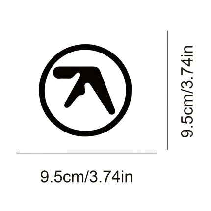 1PC Aphex Twin Vinyl Sticker Waterproof Decal for Laptop Truck SUV Door Motorcycle Rear Window Car Decor
