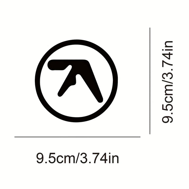 1PC Aphex Twin Vinyl Sticker Waterproof Decal for Laptop Truck SUV Door Motorcycle Rear Window Car Decor