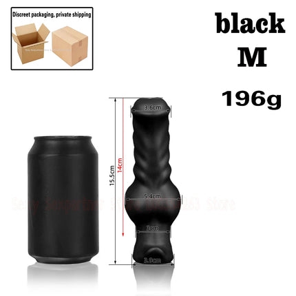 Soft Silicone Dog Dildo Big ButtPlug Stimulation Animal Dildo Fisting Large Anal Sex Toy For Women Men Anal Dilator Masturbation