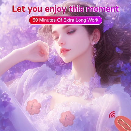 Wireless Remote Control Nipple Clamps Vibrator Silicone 10 Mode Breast Clips Electric Nipple Stimulator Adult Toys for Women