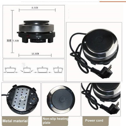 110V/220V Electric Coffee Maker Portable Stainless Steel Mocha Pot Electric Italian Coffee Maker Percolator Heated Coffee Stove