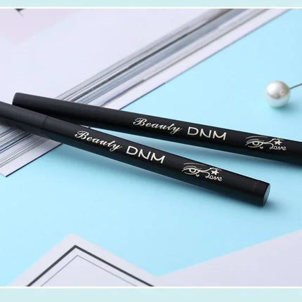 DNM 12 Colors Eyeliner Pen Waterproof Soft Sponge Head Silkworm Pen Quick Dry Black Natural Coloring Liquid Eyeliner White