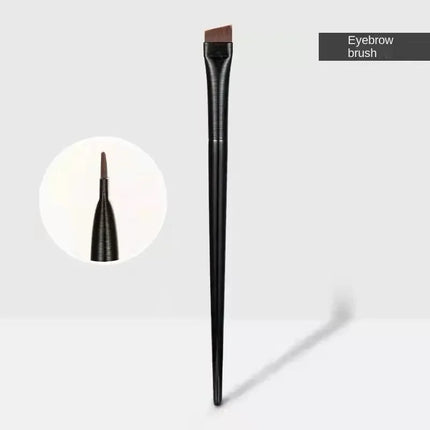 New 2 Pieces/set Eyebrow Contour Brush 0.06mm Ultrathin Eyebrow Eyeliner Brush Portable Small Angle Eyebrow Brush Makeup Tool