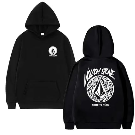 2026 Fashion Hoodie Women and man Hoody Volcom Stone Double-sided Casual Graphic Sports Tops Breathable Streetwear Clothing