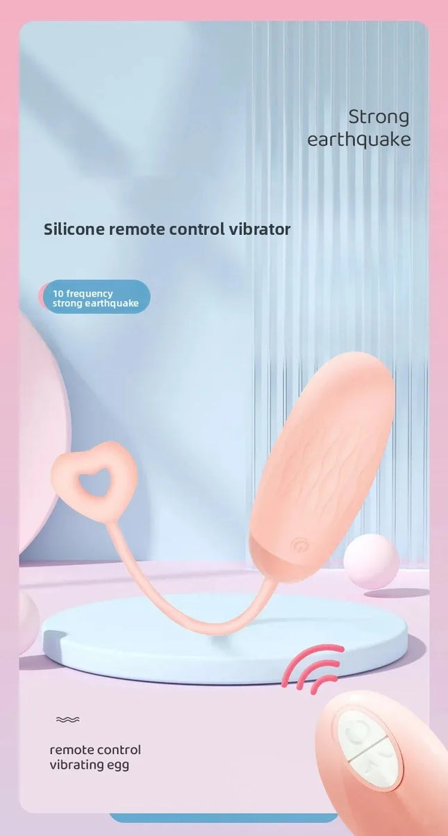 New 10 Frequency Jumping Egg Vibration Remote Control Vibration Massage Female Masturbation Orgasm Apparatus Couple Sex
