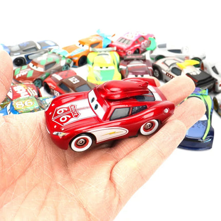 Boy Cars toy Lightning McQueen Mater harvester Frank 1:55 Diecast Metal Car Model Toy Children's Birthday Gift