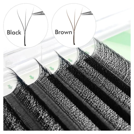 3D 4D 5D 6D W Shaped Clover Eyelash Extensions NATUHANA Premade Russian Volume Fan Soft Natural Mink False Lashes Makeup Tools