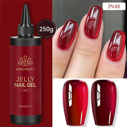 BORN PRETTY 250g Super Strong Nail Glue For False Nail Tips Press On Nails Refilled Package Base Gel Top Coat Matte Top Coat