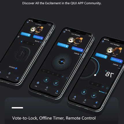 QIUI APP Remote Control Anal Plug Electric Shock Vibration Butt Plug Expansion Adjustable Diameter Anal Plug Lock Sex Toys