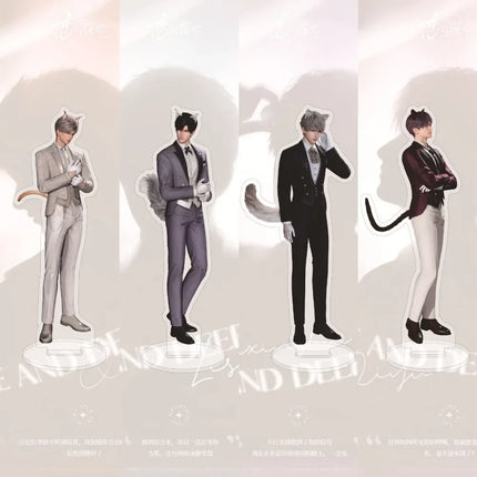 Game Love and Deep Space Acrylic Stand Sylus Xavier Zayne Rafay Cartoon Handsome Character Model Stand Desktop Display Fans Gift