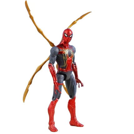 Avenger Hero Venom Deadpool Steel Spider-Man Doll Model Hand-made Ornaments Toys Anime Anime Figure