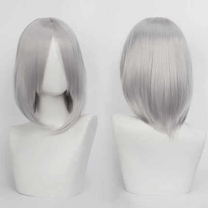 Synthetic Medium Length Cosplay Wig, Adjustable Headband,Multiple colors