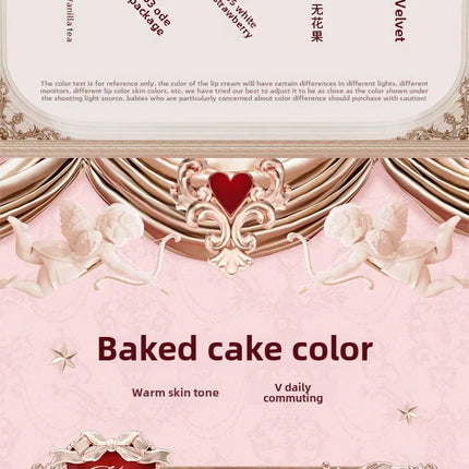 Flower Knows Strawberry Cupid Cake Lip Mud Mist Matte Velvet Lip Cream Lip Makeup 5ml
