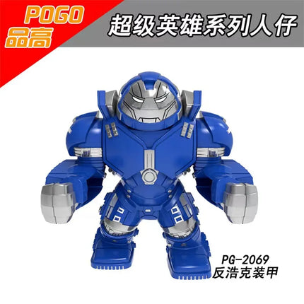 Building blocks, Marvel superheroes, assembled dolls, Spider Man, Iron Man, Venom, Shark, Deadpool, DIY gifts, children's toys