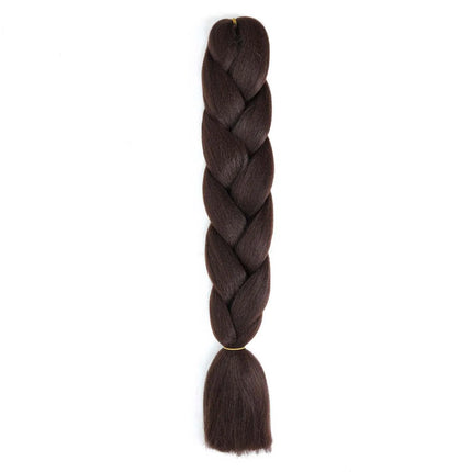 Synthetic 24Inch Purple Braiding Hair Extensions for Crochet Braids DIY Jumbo Ponytail Braid,Ru Mi Hairstyle,Multi-colored Hair