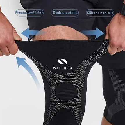 2pcs Plus Size Knee Pads Compression Knee Support for Obese Men Women Heavy-Duty Anti-slip Arthritis Relief Fitness Knee Cover