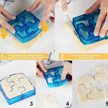 Kids Sandwich Cutter Bread Mold Lunch DIY Sandwich Cutter Mould Lunch Boxes Accessories Food Cutting Die Bread Biscuits Mold