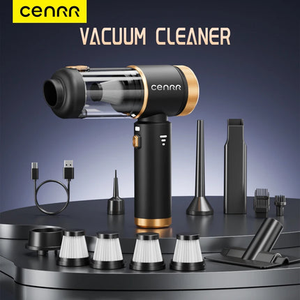 CENRR New Powerful Wireless Car Vacuum Cleaner 985000PA Strong Suction Portable Car Cleaner for Home Appliance Air Blower