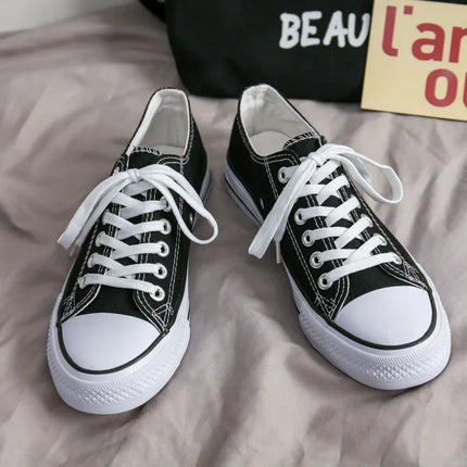Unisex Casual Canvas Flat Shoes Spring Summer Breathable Rubber Sole Comfortable Slip-On Adults Flat Heel Fashionable Trendy