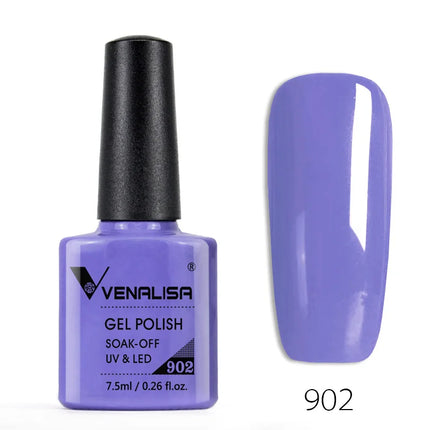 Venalisa Nail Gel Polish Semi Permanent Salon Quality TPO Free Glitter 7.5ml Soak off UV LED Nail Gel Varnish