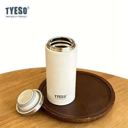 Tyeso Mini Vacuum Flasks 304 Stainless Steel Vacuum Insulated Water Bottle Lightweight Compact Travel Mug for Outdoor Office