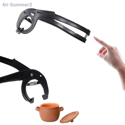 {MX} Aluminum Pan Tongs Pizza Gripper For Deep Pizza Pan Anti Scalding Bowl Holder Stone Pot Gripper Clip Hot Plate Clamp