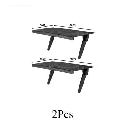 Adjustable TV/Monitor Top Shelf Organizer - Universal Space-Saving Rack for Router, Media Box,Accessories & Cable Management